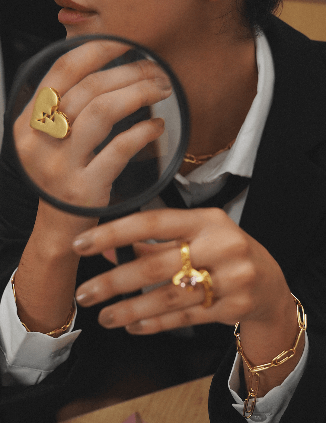 Anillo CARDBOARD BROKEN HEART