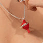 Fun hearts balloon necklace PLATA 925