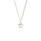 Foil balloon charm heart necklace VARI Silver 925