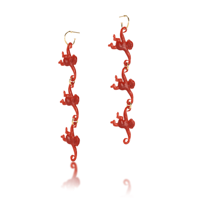 Toy monkey earrings - PLAY FOR FUN TOYS