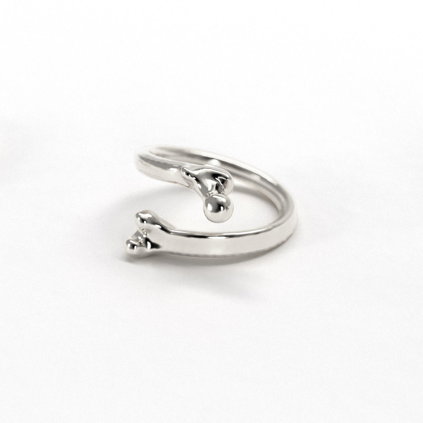 925 Silver Bone Ring - The ones that were not going to come out