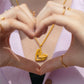 Golden LOVE Latex Balloon necklace- The ones that weren't going to come out