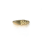 Gold flat RAW ring