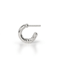 RAW hoops mini silver 925 earrings