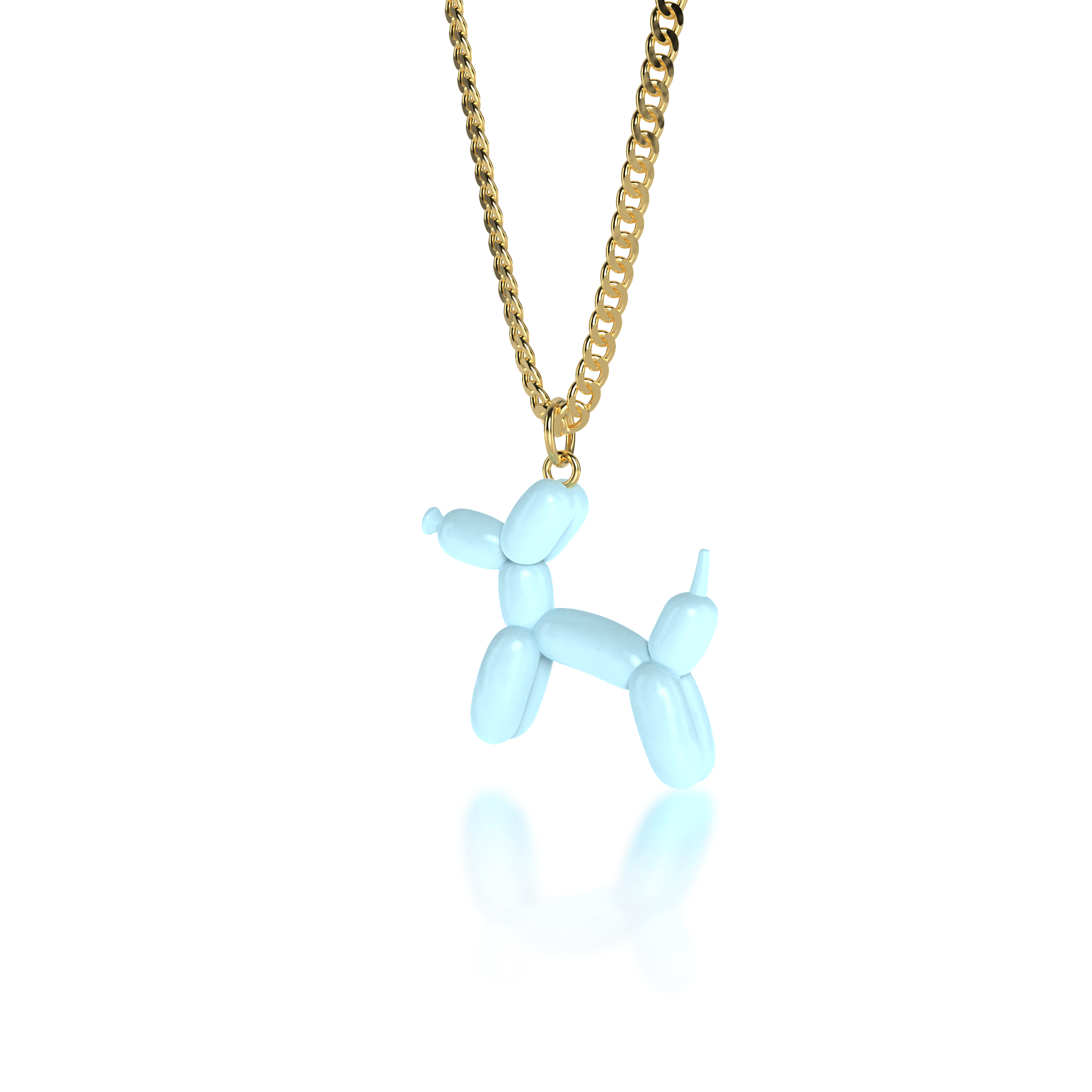 Balloon Doggy Necklace in COLORS